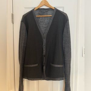 John Varvatos Medium Grey Cardigan